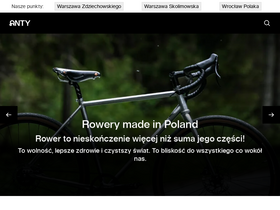 'antymateria.com' screenshot