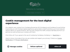 'carlsberg.com' screenshot