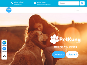 'petkung.vn' screenshot