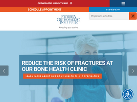 'floridaortho.com' screenshot