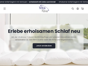 la-vita-nova.com homepage screenshot
