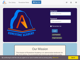 'runestone.academy' screenshot