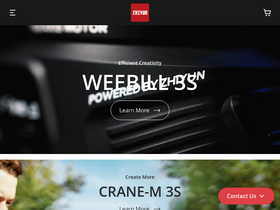 'zhiyun-tech.com' screenshot