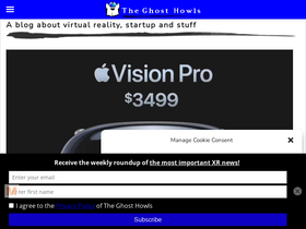 'skarredghost.com' screenshot