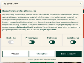 'thebodyshop.pl' screenshot
