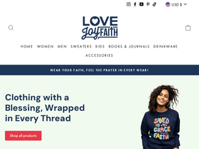 lovejoyfaith.com homepage screenshot