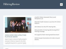 'hearingreview.com' screenshot