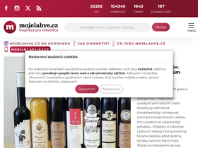 'mojelahve.cz' screenshot