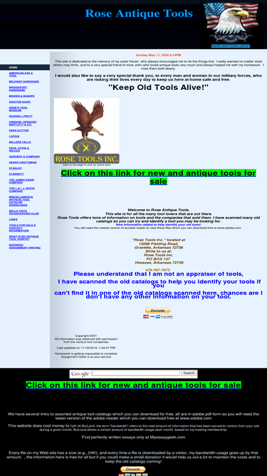 roseantiquetools.com