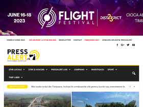 'pressalert.ro' screenshot