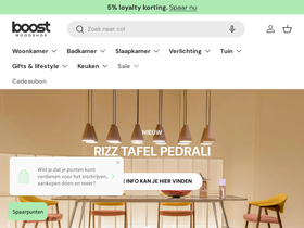 Boostmoodshop homepage screenshot