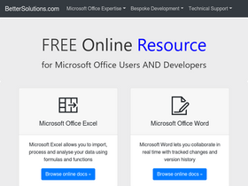 'bettersolutions.com' screenshot