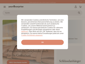 'yoursurprise.ch' screenshot
