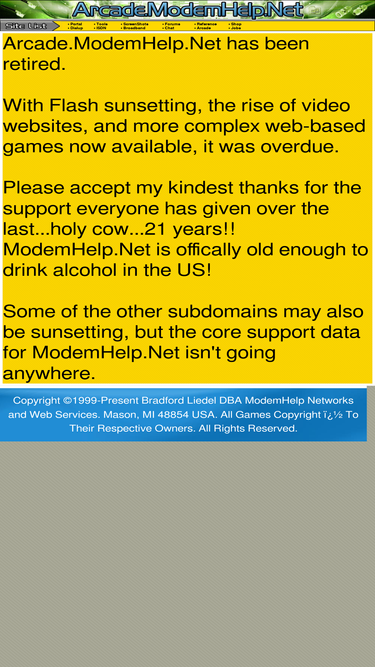 arcade.modemhelp.net