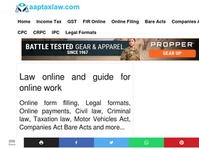 'aaptaxlaw.com' screenshot