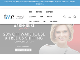 'thewigcompany.com' screenshot