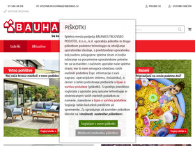 'bauhaus.si' screenshot