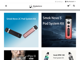 'smokstore.com' screenshot