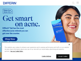 'differin.com' screenshot