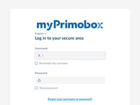 'myprimobox.net' screenshot
