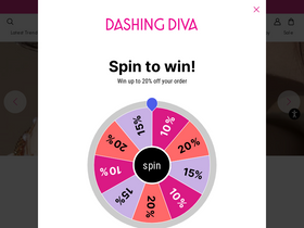 'dashingdiva.com' screenshot
