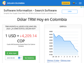 'dolar-colombia.com' screenshot
