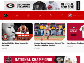 'georgiadogs.com' screenshot