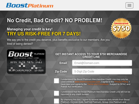 'boostplatinum.com' screenshot