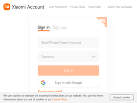 account.xiaomi.com