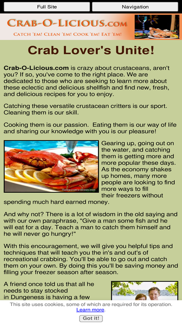 crab-o-licious.com