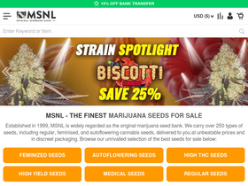 'marijuana-seeds.nl' screenshot