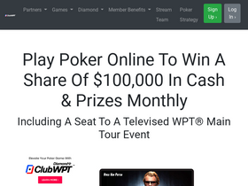 'clubwpt.com' screenshot