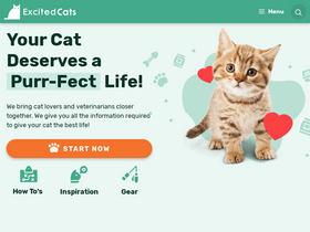 'excitedcats.com' screenshot