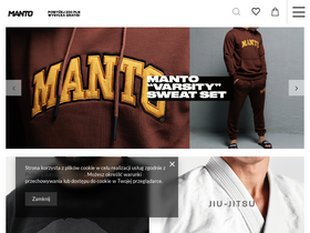 'mantoshop.pl' screenshot