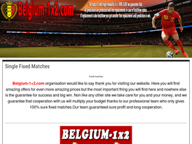 'belgium-1x2.com' screenshot