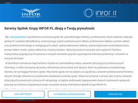 'inforlex.pl' screenshot