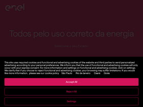 'enel.com.br' screenshot