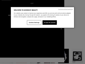'givenchybeauty.com' screenshot