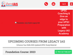 'legacyias.com' screenshot