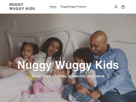 nuggywuggykids.com homepage screenshot