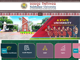 'suniv.ac.in' screenshot