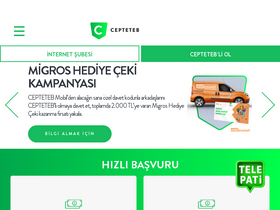 'cepteteb.com.tr' screenshot