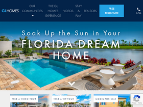 'glhomes.com' screenshot