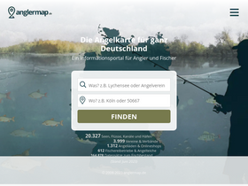 'anglermap.de' screenshot