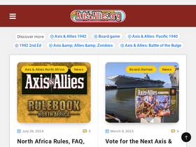 'axisandallies.org' screenshot