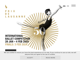 'prixdelausanne.org' screenshot
