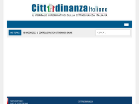 'cittadinanza.biz' screenshot