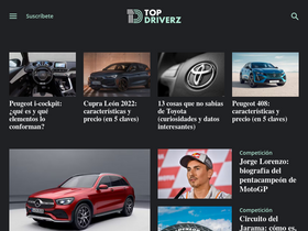 'topdriverz.com' screenshot