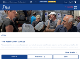 'clovekvtisni.cz' screenshot