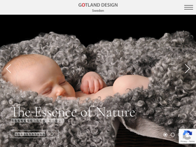 gotland-design.com homepage screenshot